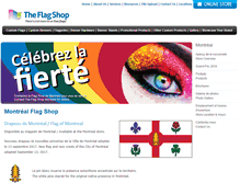 Tablet Screenshot of montreal.flagshop.com