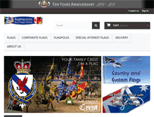 Tablet Screenshot of flagshop.co.za